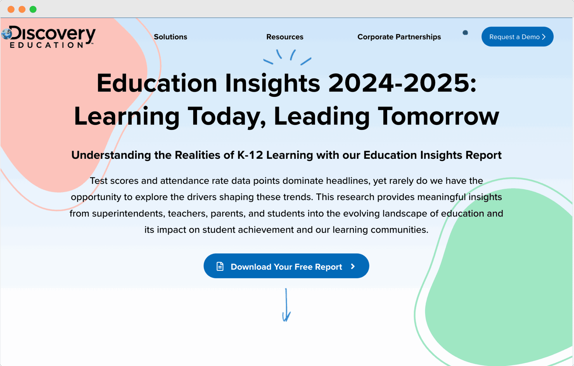 2024 education insights page mockup thumbnail