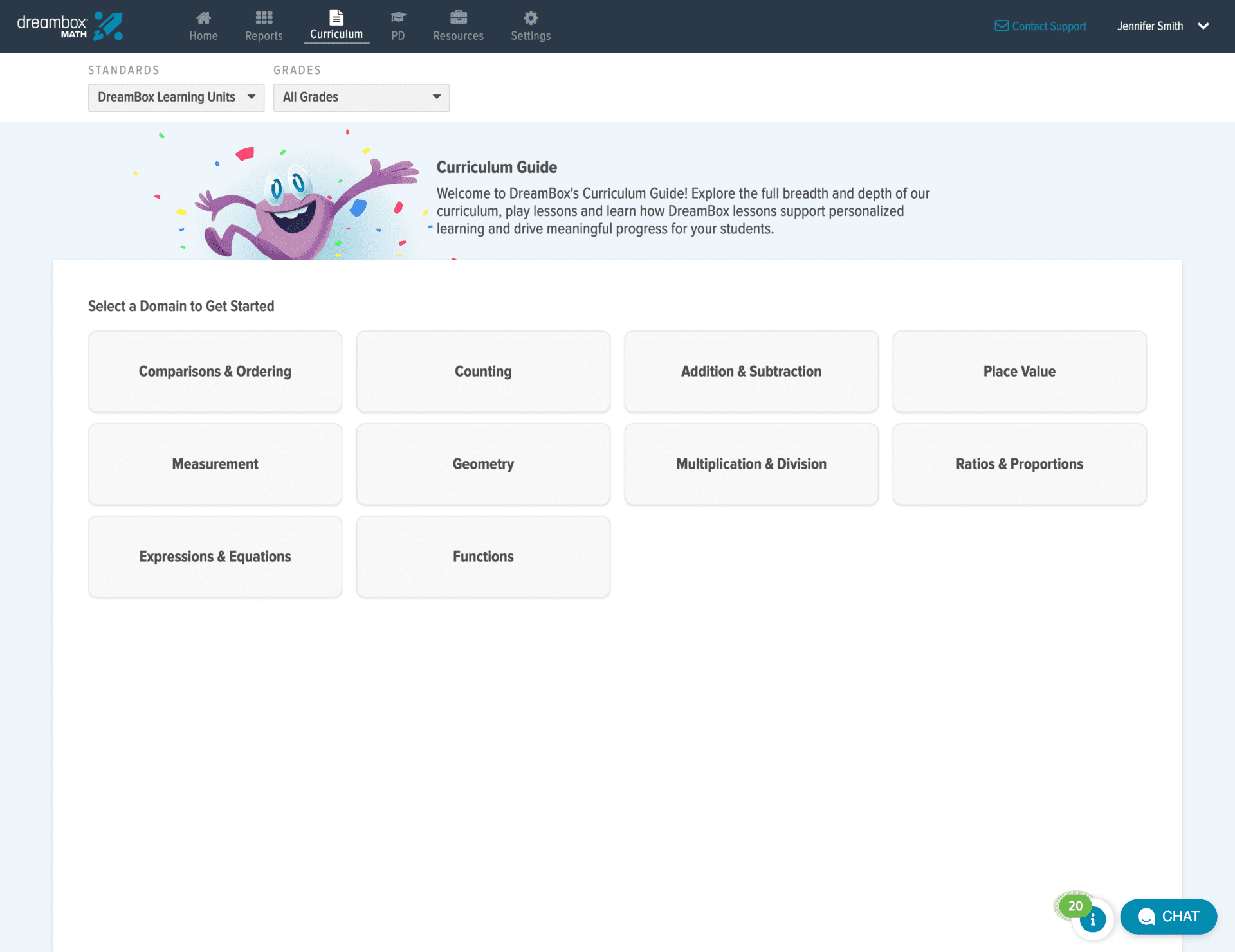 Curriculum Guide Home Domains png