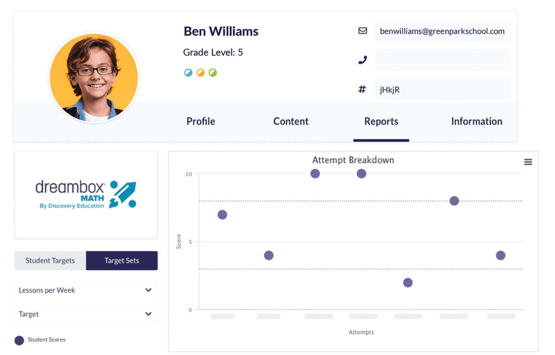 de otus student profile 2