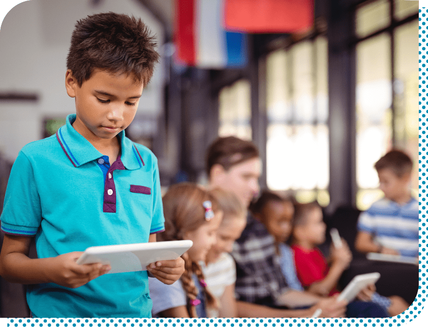 dreambox math ell student with tablet